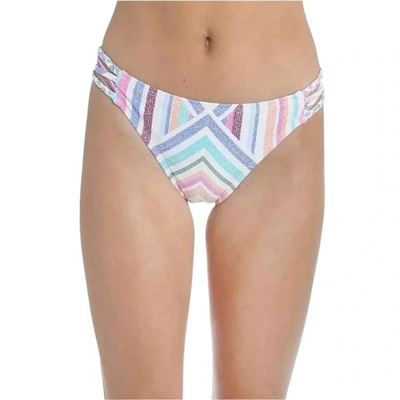 Hobie women’s swimming bottom bikini hipster strappy size XL multi color NWT - Picture 1 of 10